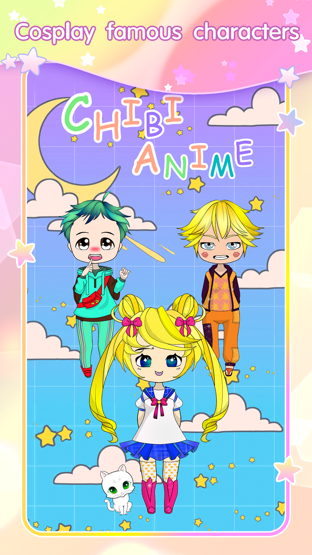 Chibi Dress Up & Coloring screenshot 10