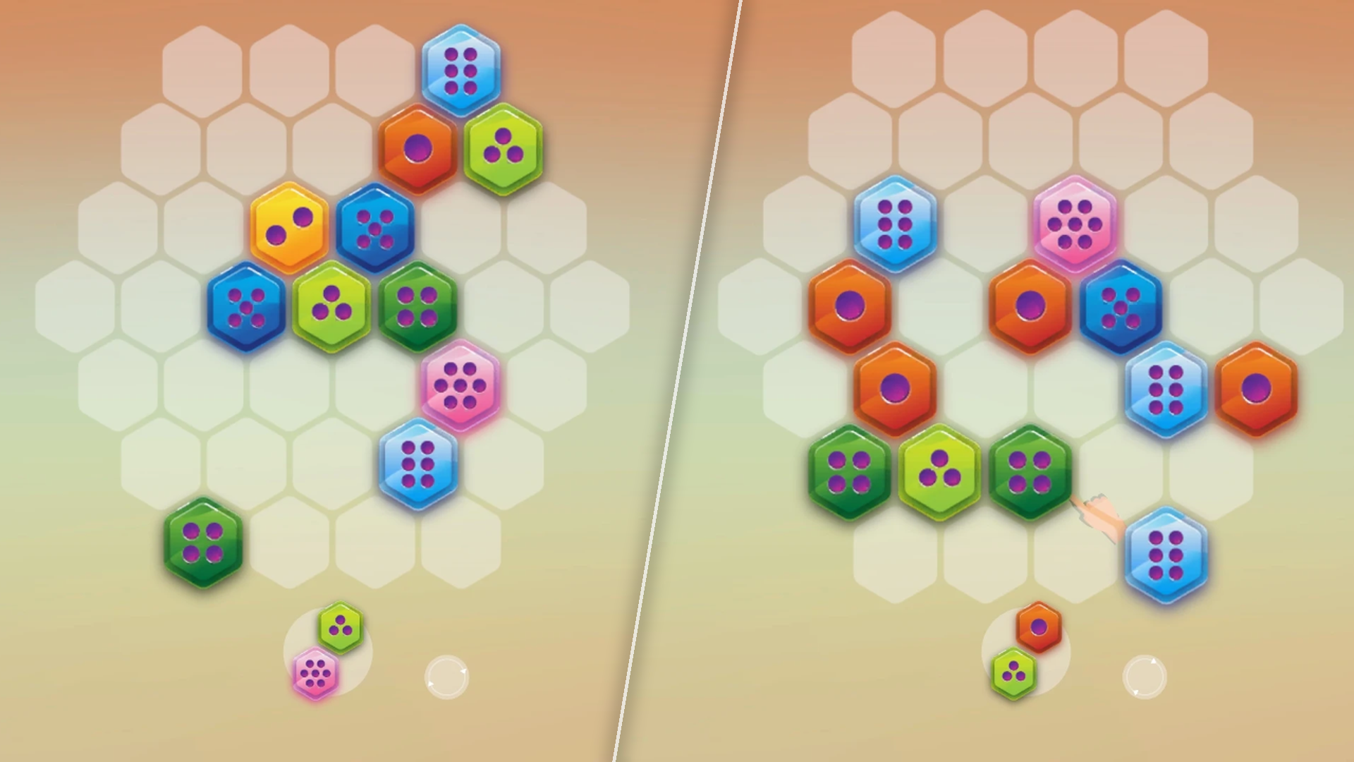 Dice Merge 2048: Hexa Puzzle — screenshot 1