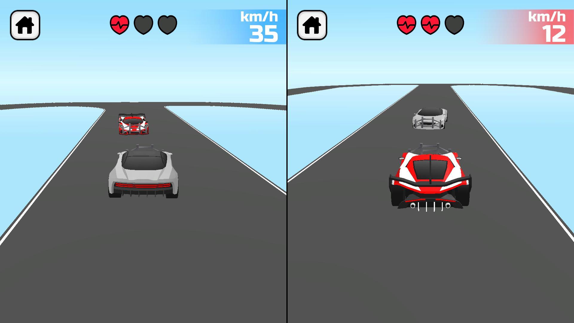 Racing: Two players screenshot