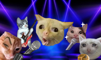 Kittens Sing Meow Meow