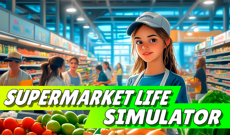 Supermarket Life Simulator game cover