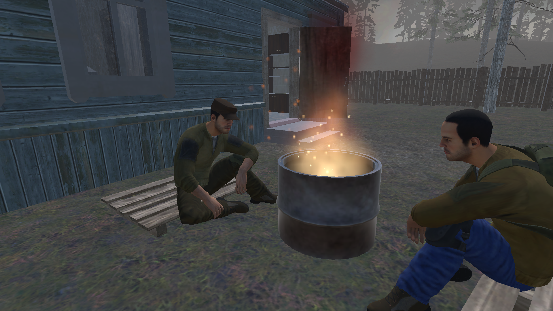 Хоррор туманной тайги — screenshot 1