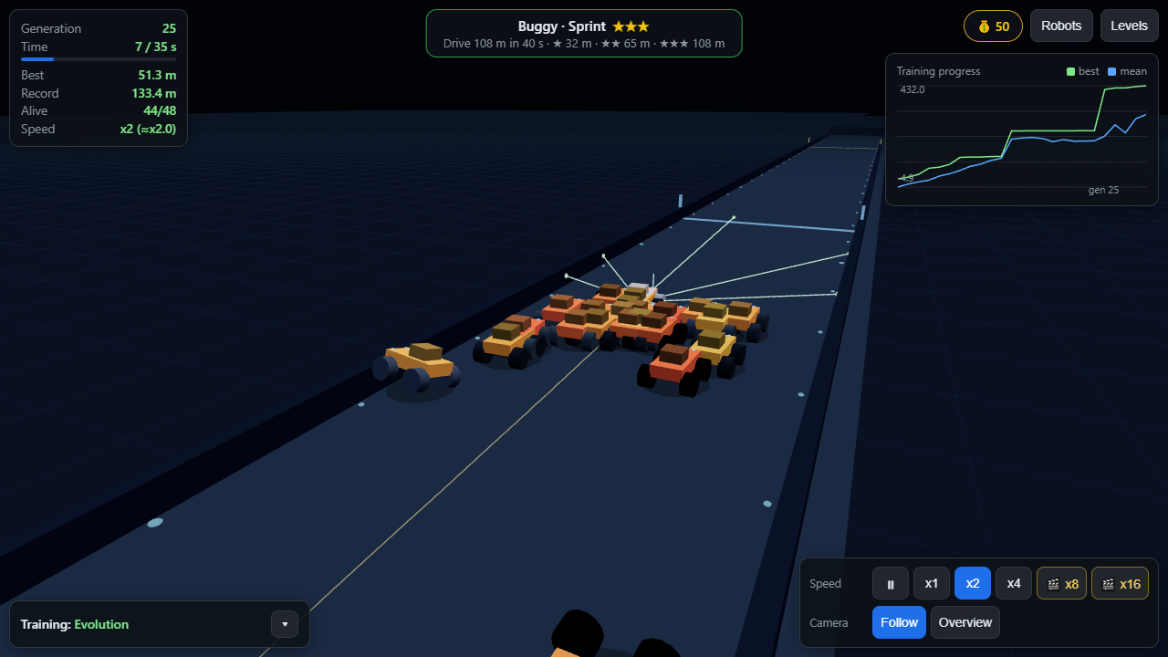 Robot Evolution 3D — screenshot 1