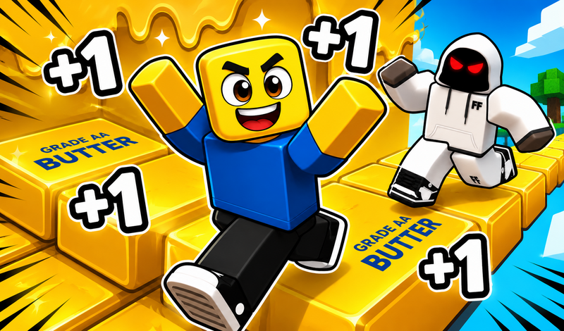 Obby: +1 Speed Crunchy Butter Escape game cover