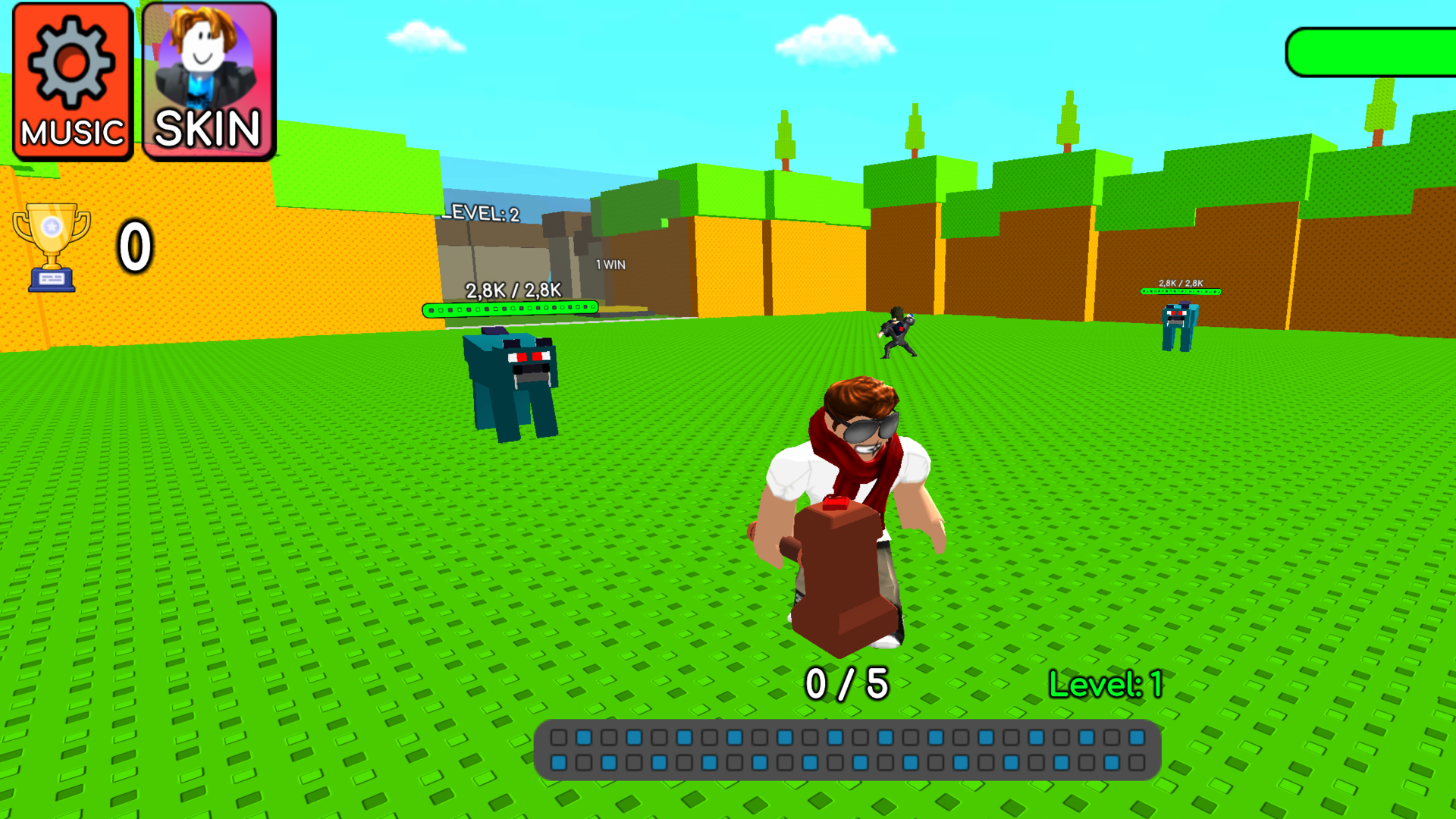 +1 Hammer Evolution to Defeat Wolves 3D — screenshot 4
