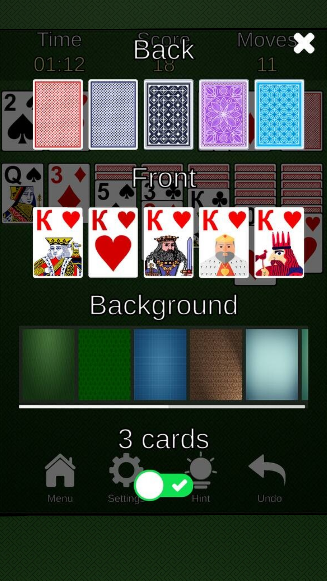 Klondike: Solitaire 1/3 cards for free screenshot 8