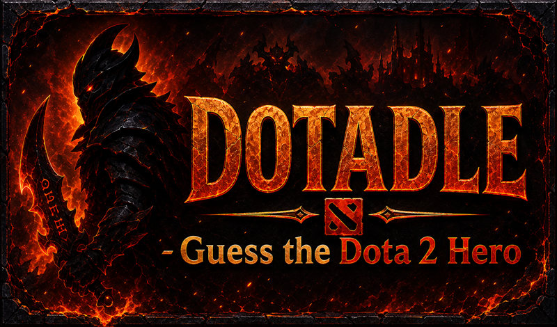 DOTADLE - Guess the Dota 2 Hero game cover