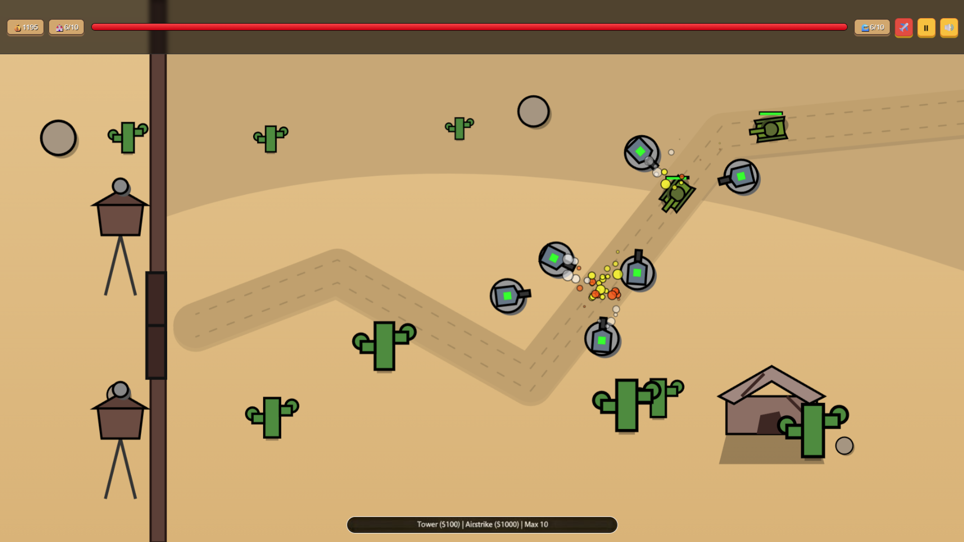 Desert Defense. Towers. — screenshot 3