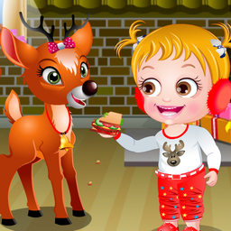 Baby Hazel Reindeer Surprise