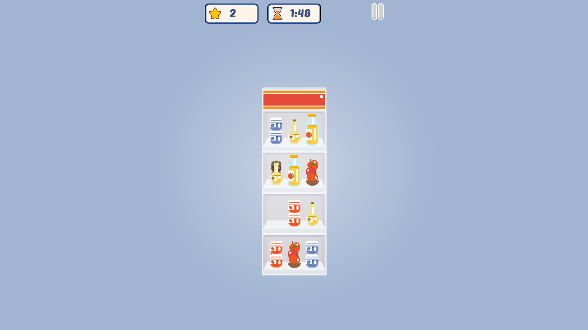 Easy sorting on shelves screenshot