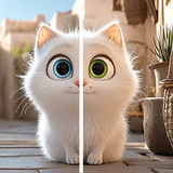 Cozy Cats: Find 10 Differences