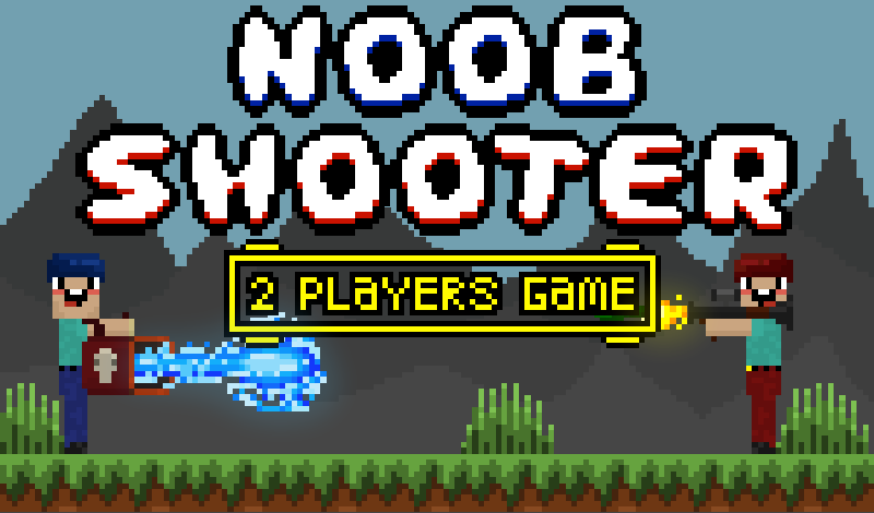 Noob Shooter: 2 players game game cover