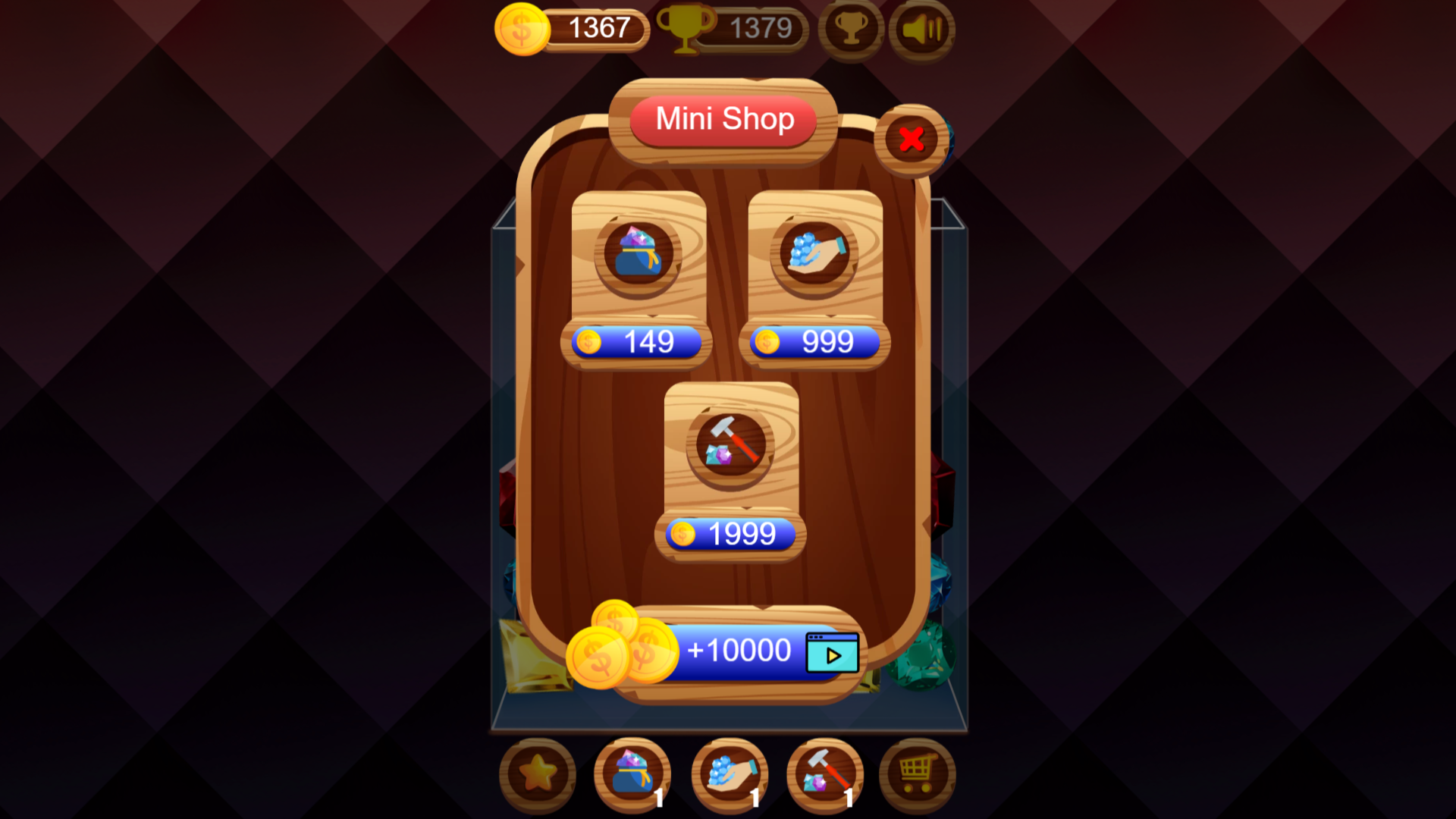 Jewels Merge 2048 screenshot