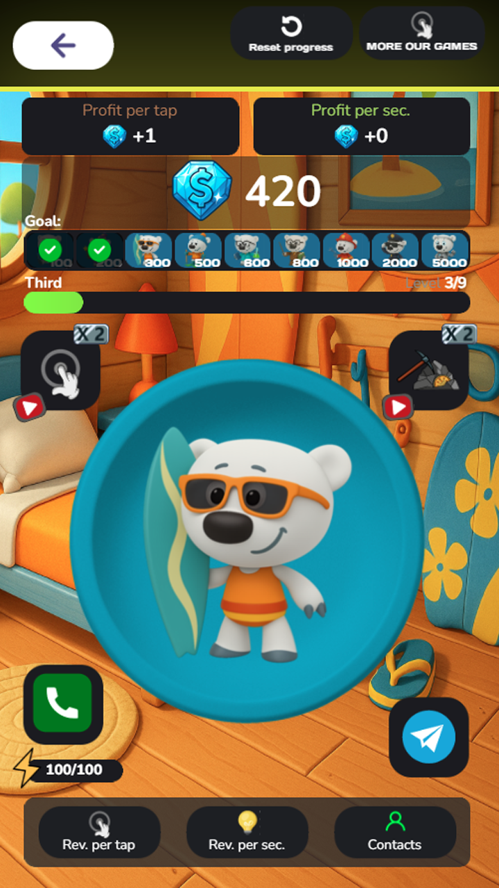 Mi-Mi-Bears Dot Calls: Chat-Prank, Video, Live screenshot 12