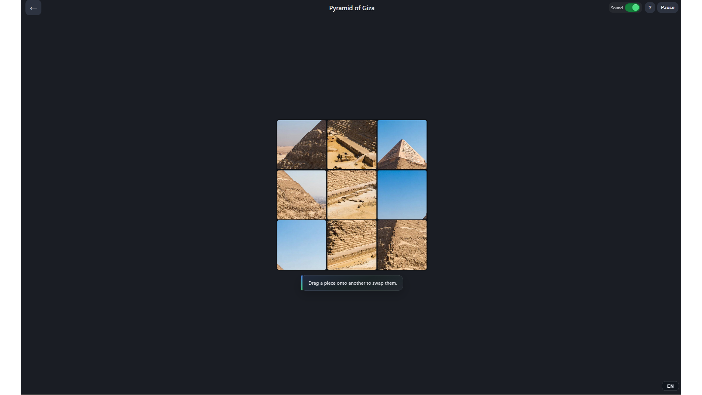 Puzzle: Seven wonders of the world — screenshot 1