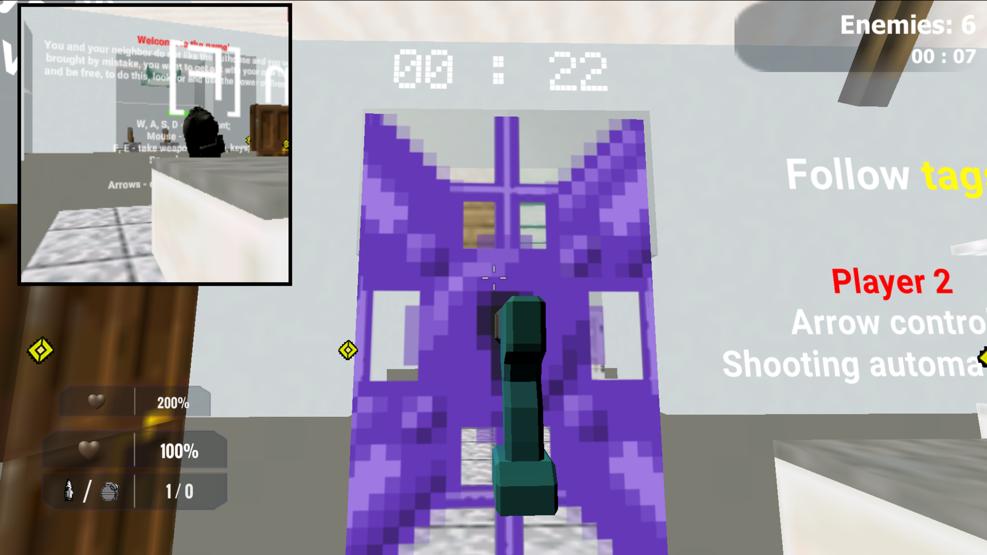 Escape from nuthouse - For two players! screenshot