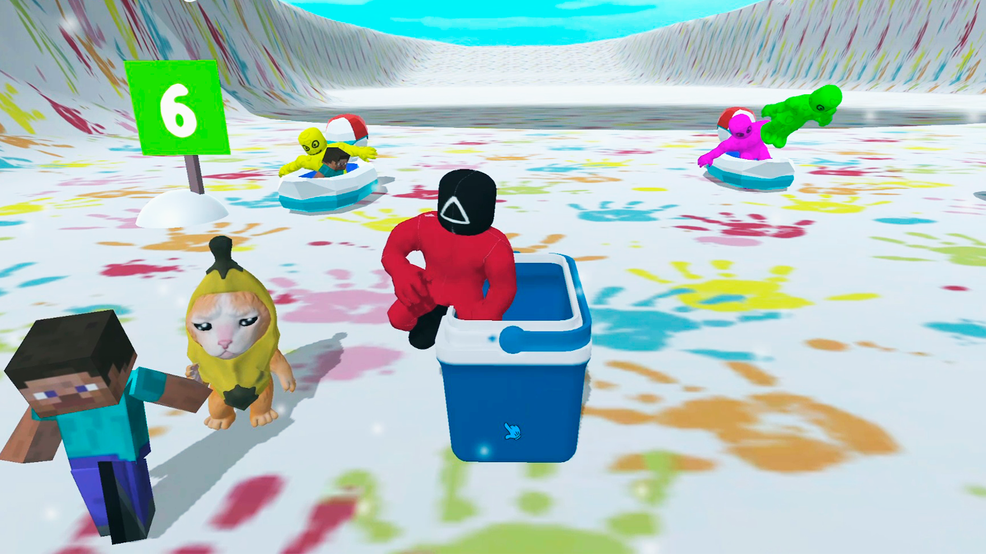Ragdoll Racing in the Bathtub. Extreme Descent! screenshot
