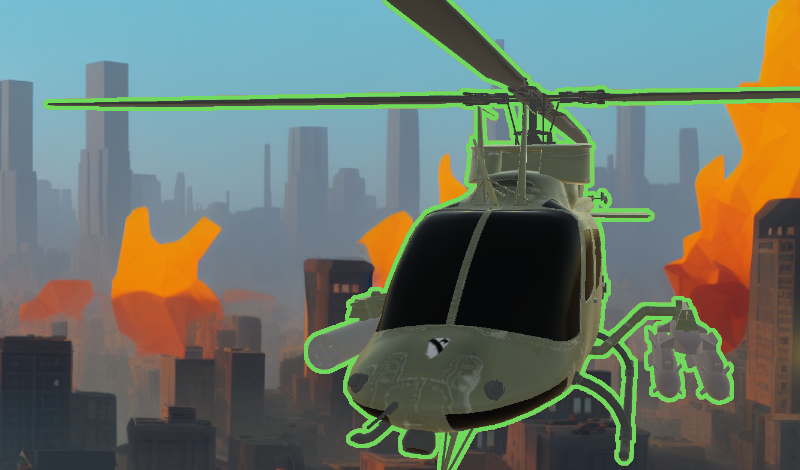 Helicopter Simulator: Destruction game cover