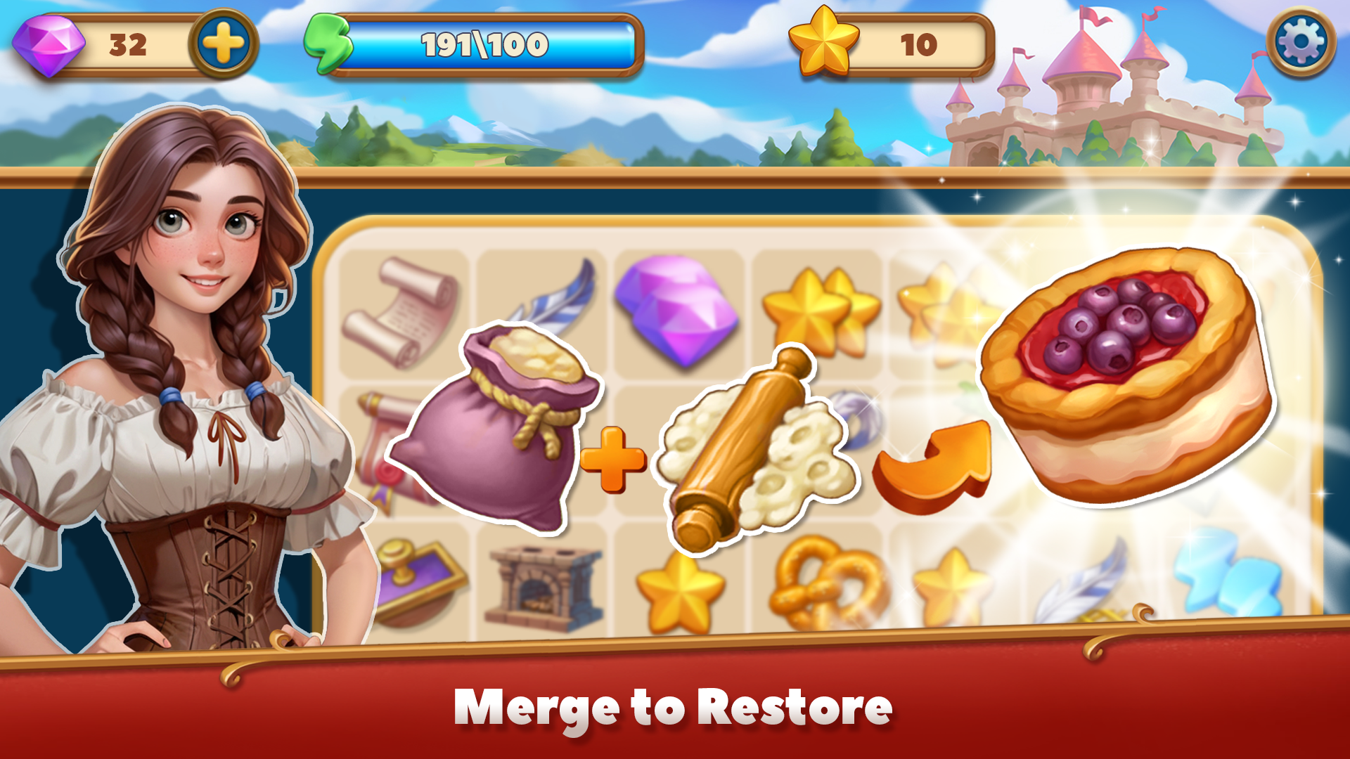 My Castle. Merge & Story screenshot