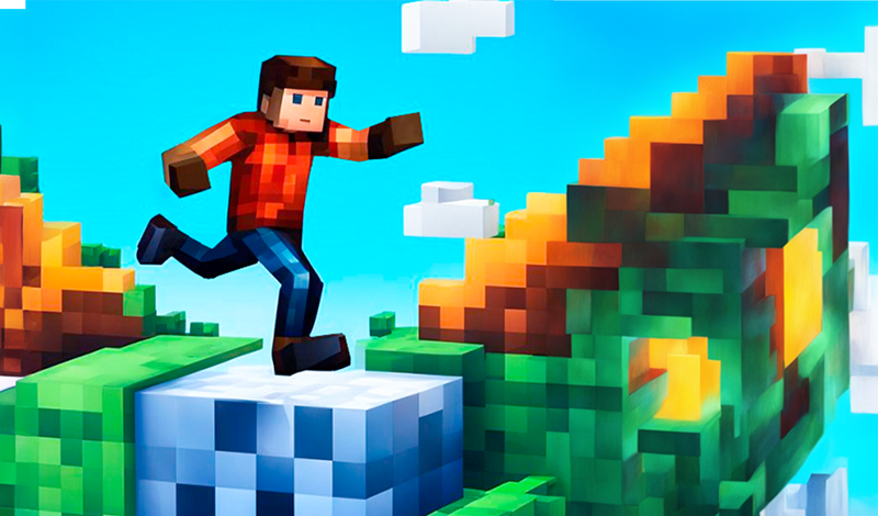 Block parkour - build your level game cover