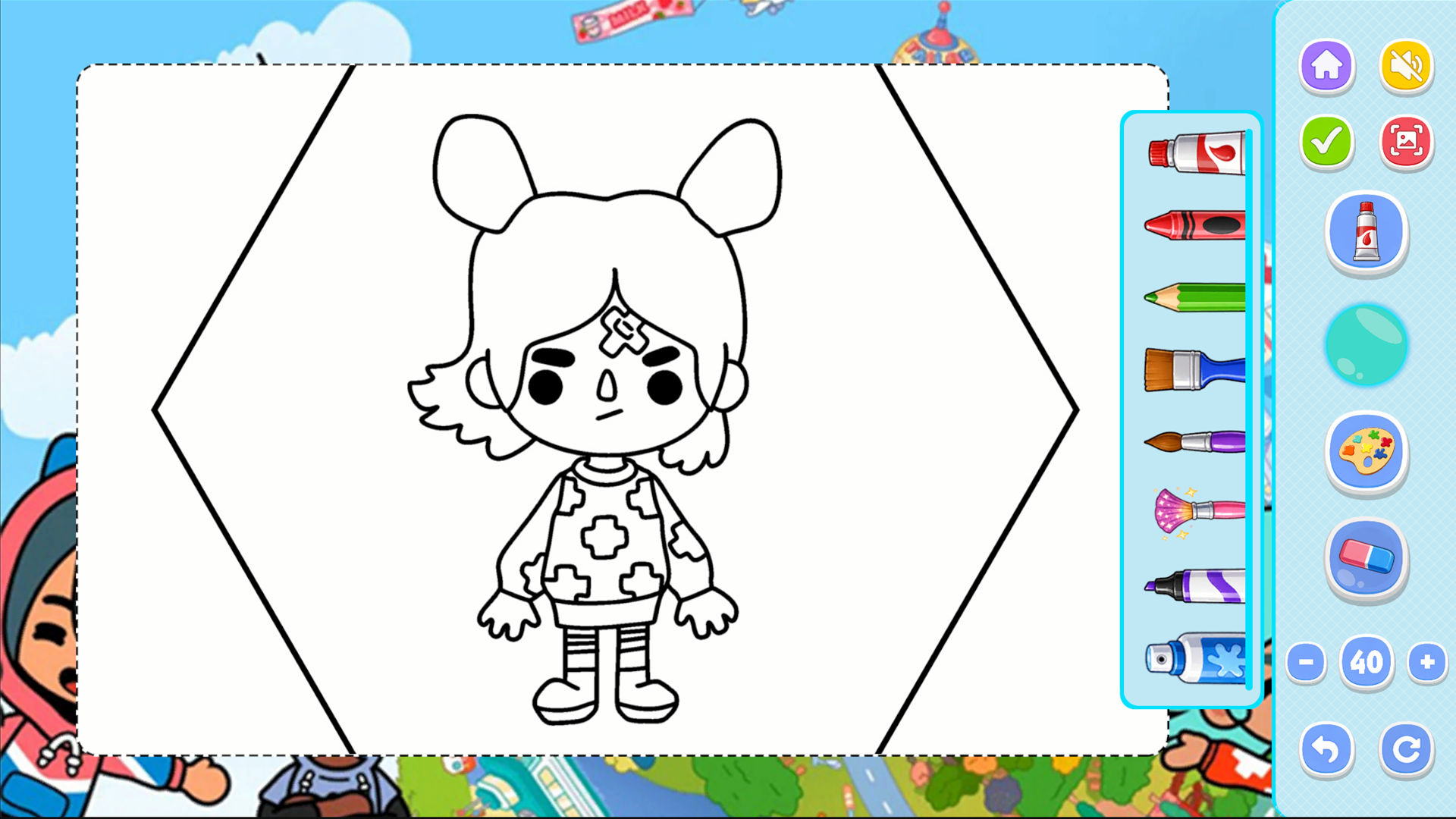 Toca Coloring Book screenshot