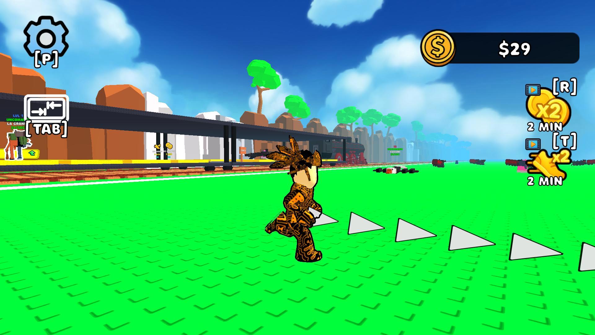 Chase Brainrot Train! Save Obby Magnate Tycoon screenshot