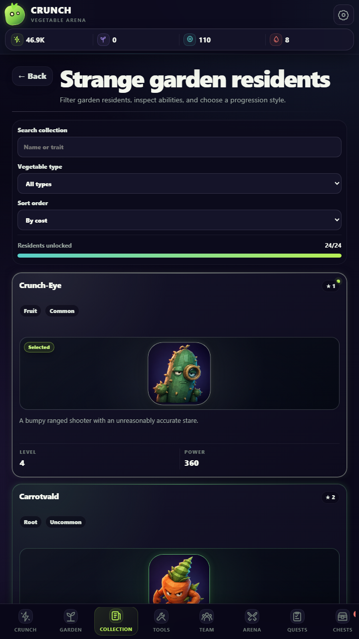 Crunch: Vegetable Arena screenshot 10