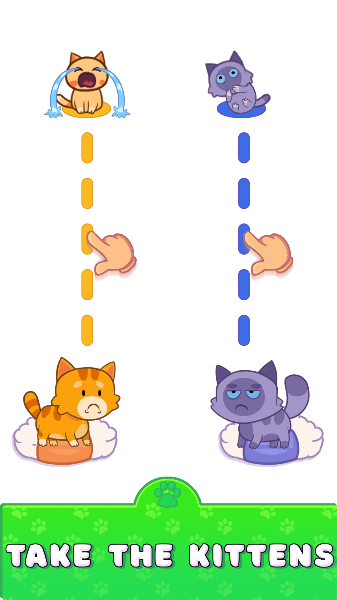Cat Puzzle: Draw to Kitten screenshot 4