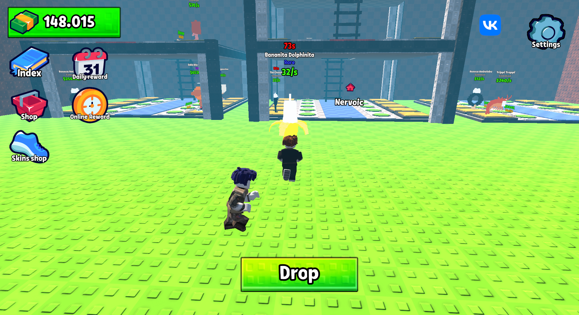 Mow the Lawn for Brainrots: Online — screenshot 7