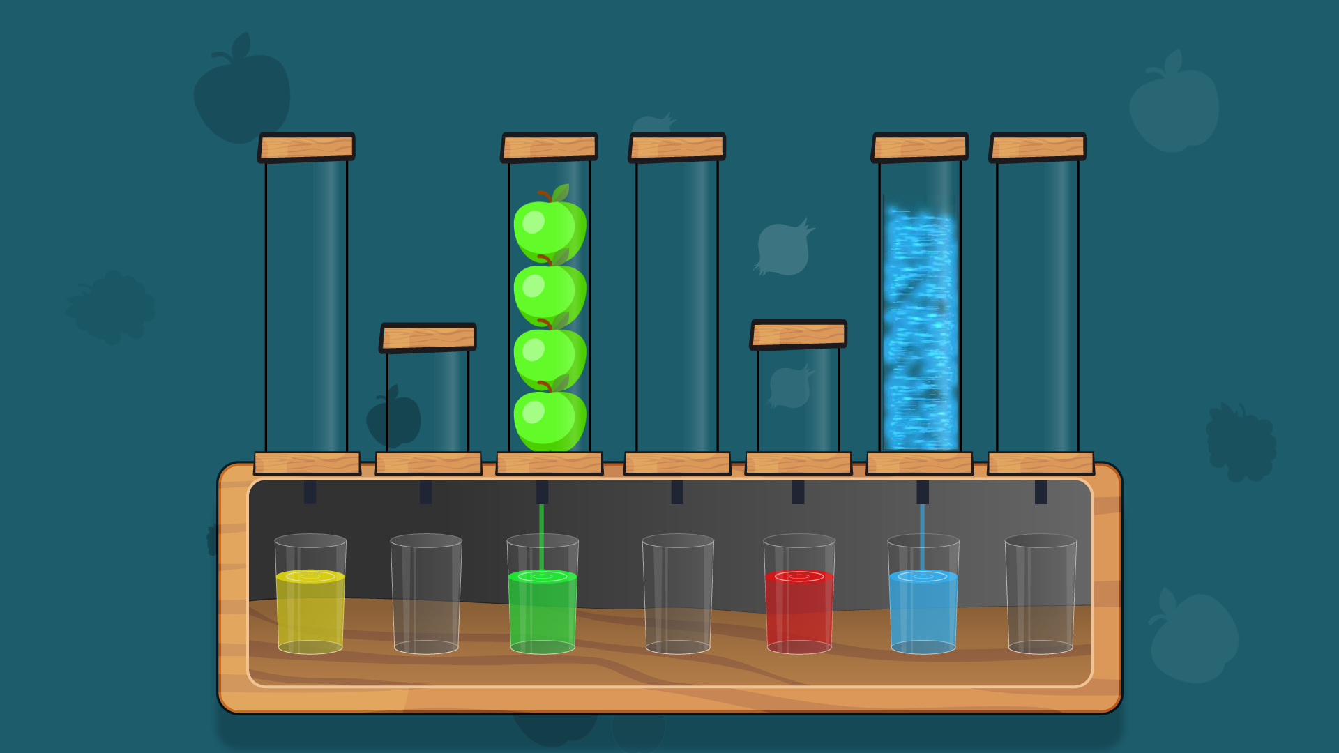 Sort Fruits: balloons screenshot