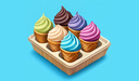 Ice cream sort. Drag and match