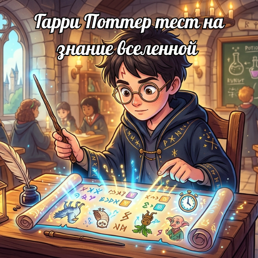 Harry Potter is a test of knowledge of the universe icon