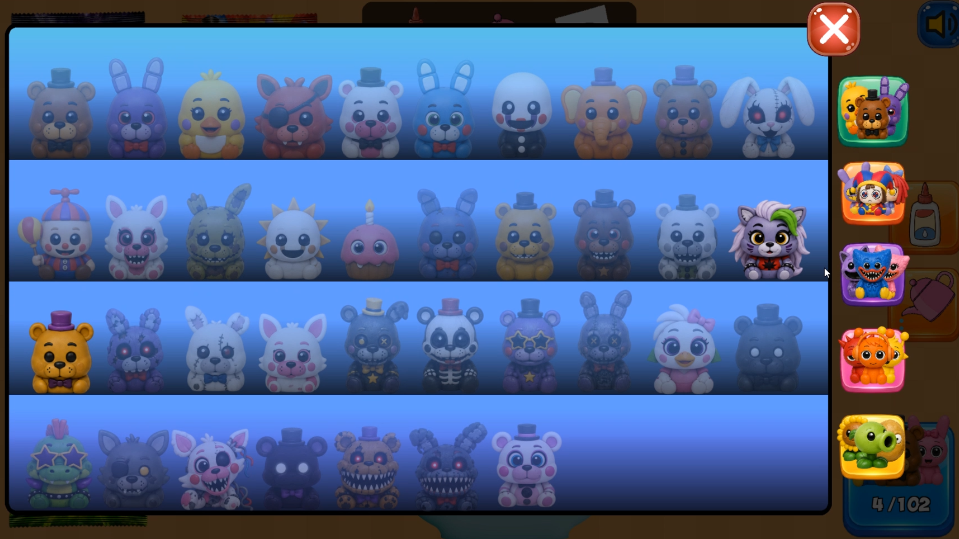 Squish FNAF, Huggy, Sprunki, Digital Circus, PvZ — screenshot 4