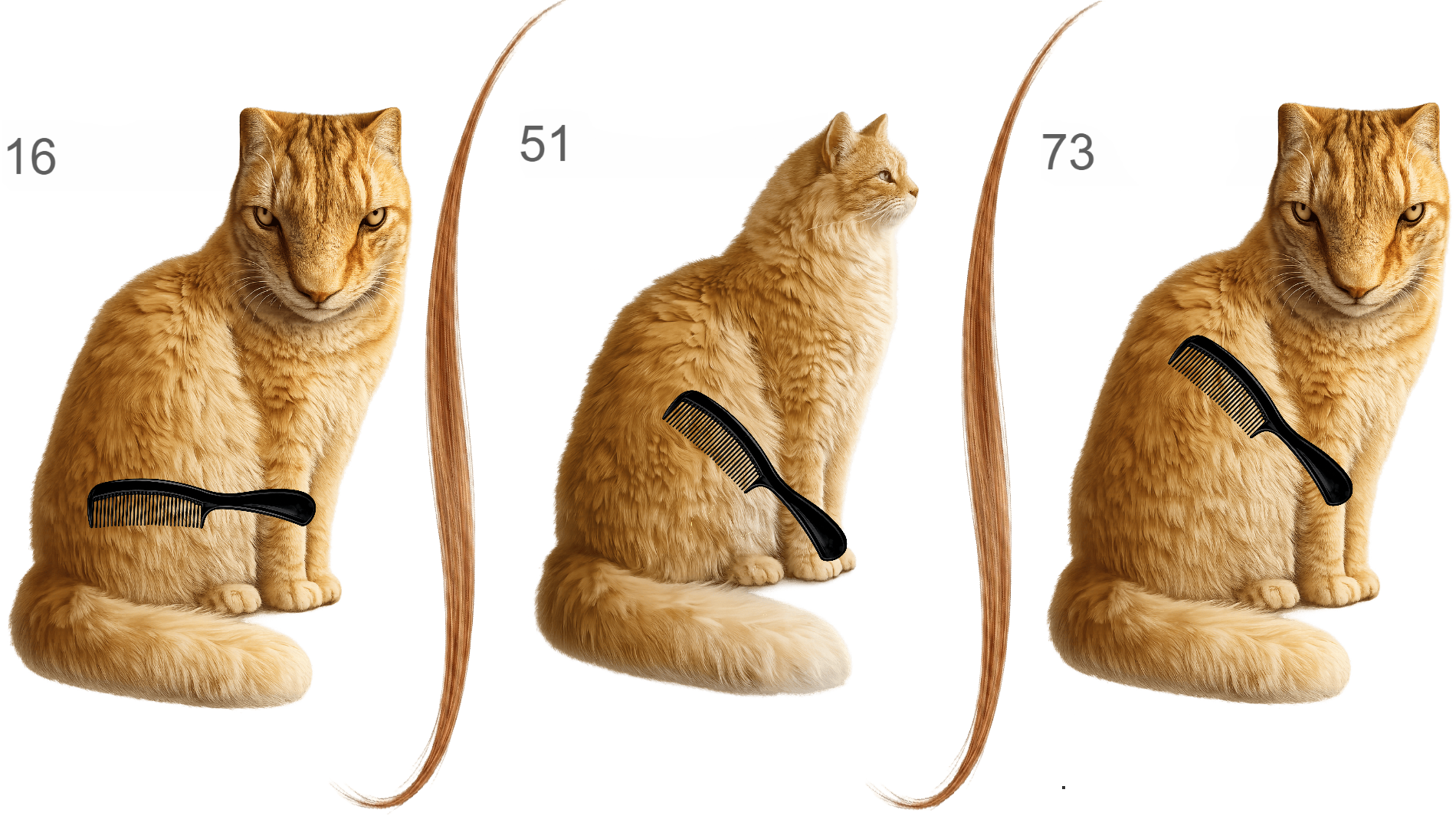 Comb the cat — screenshot 2