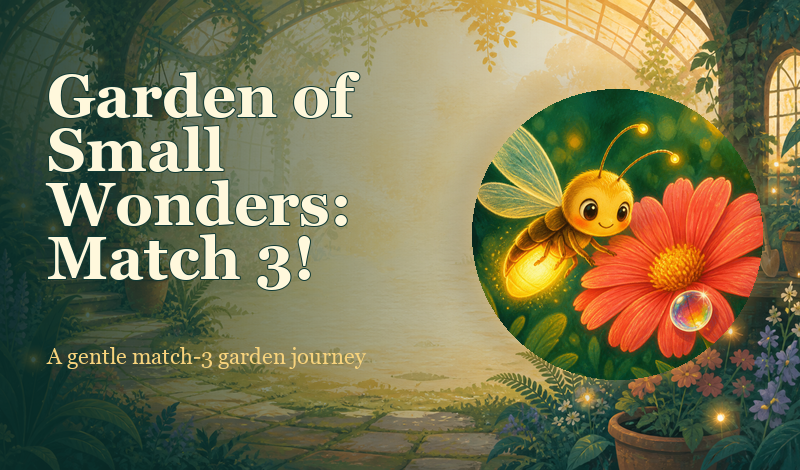 Garden of Small Wonders: Match 3! game cover