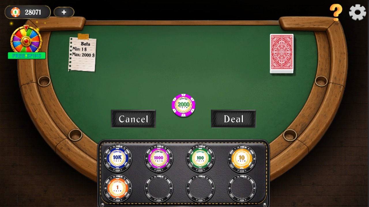 classic BlackJack screenshot