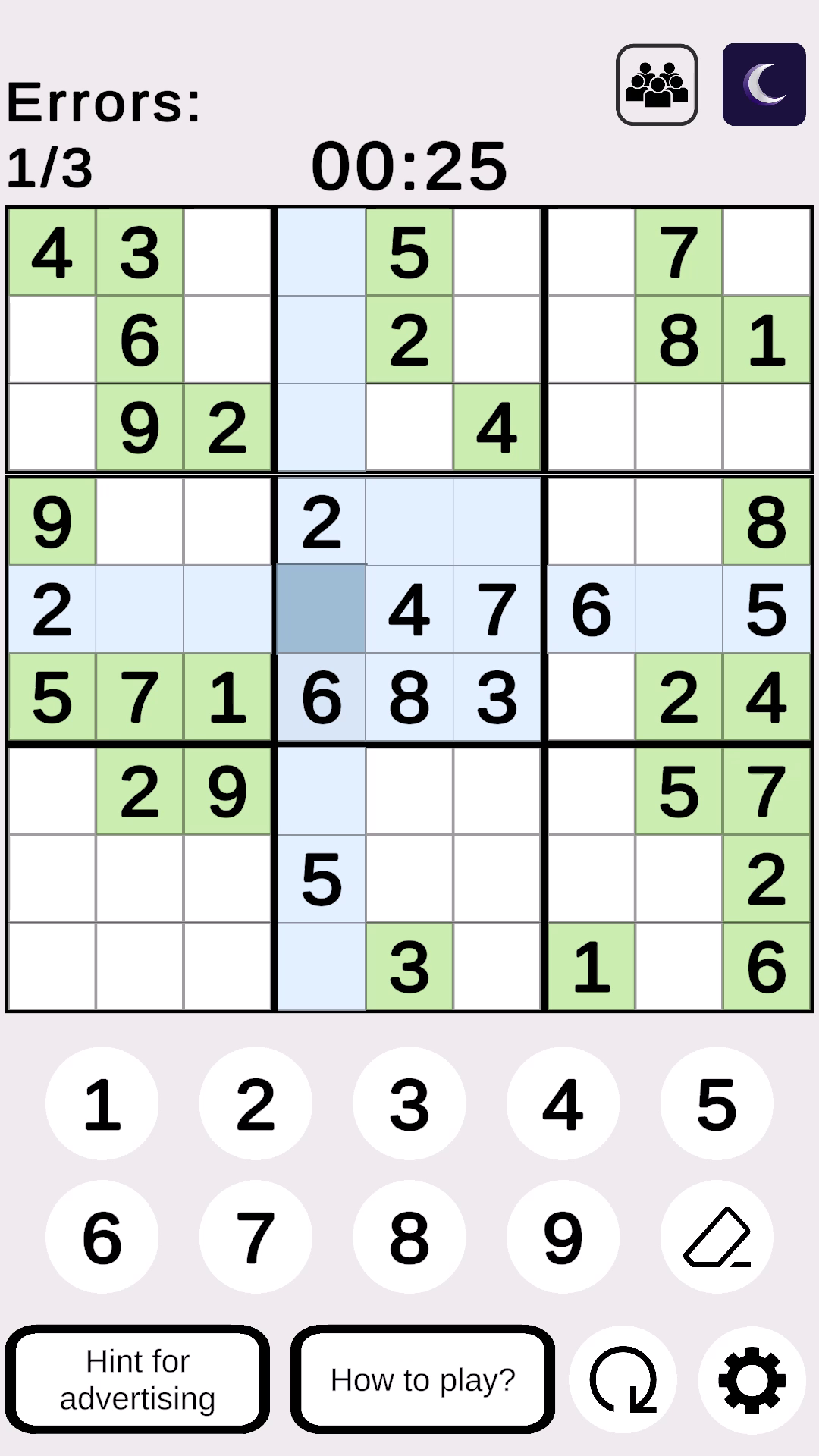 Classic Sudoku (9x9) screenshot 6