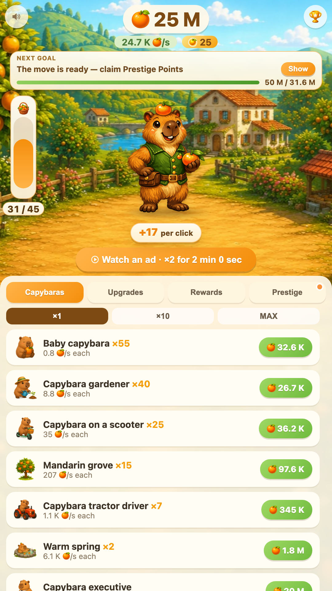 Capybara Farm screenshot 8