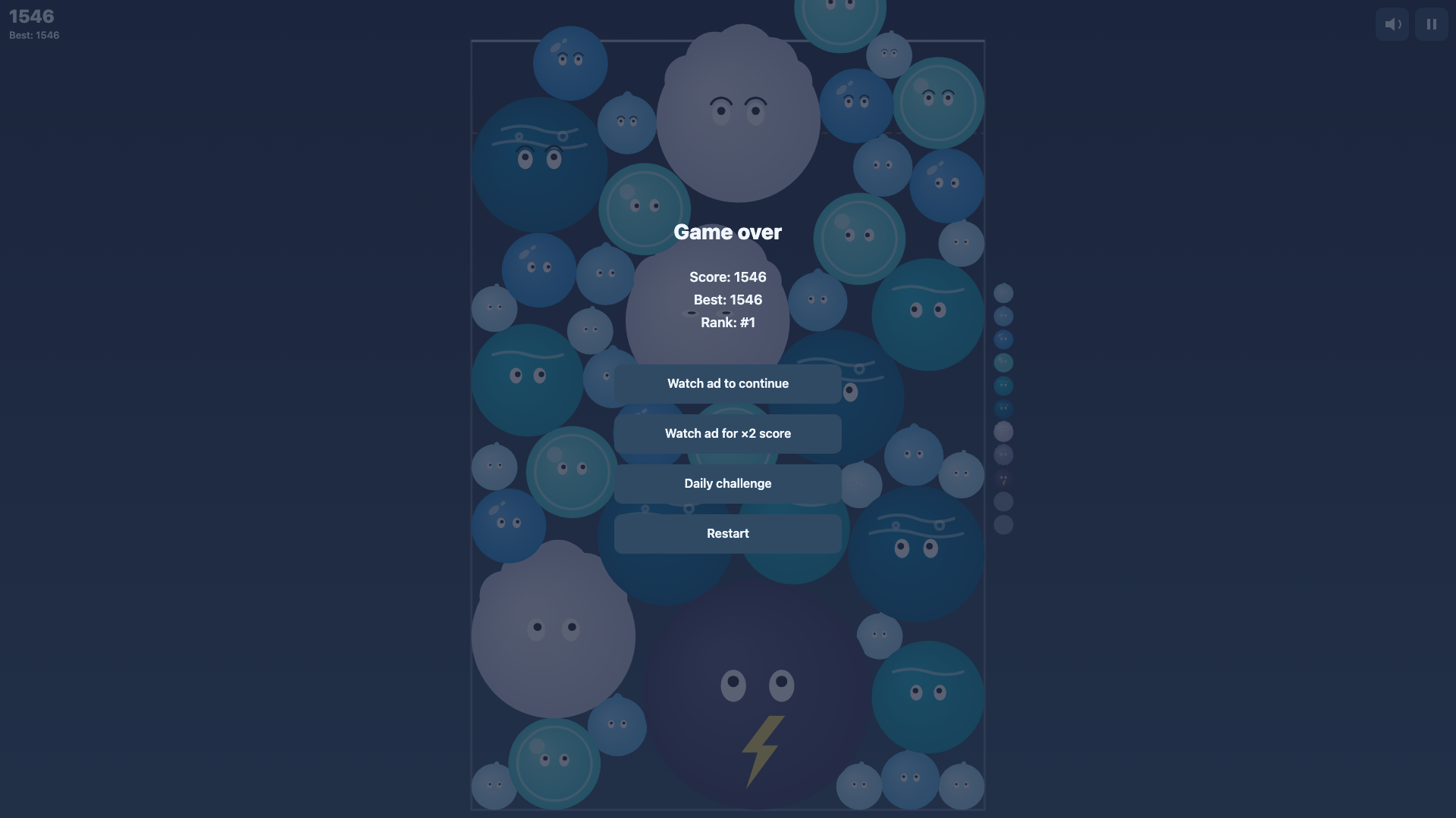 Raindrops: Merge 2048 — screenshot 2