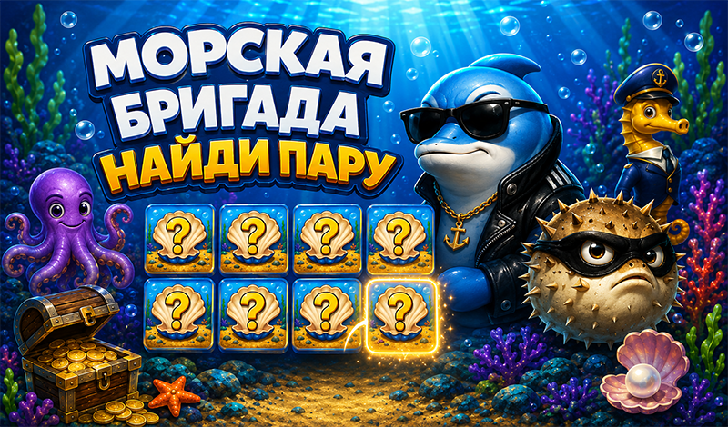 Морская бригада: найди пару game cover