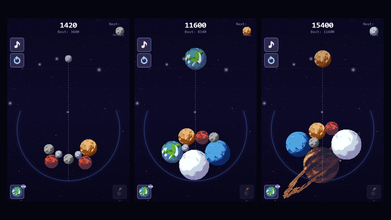 Pixel Planets 2048 — screenshot 2