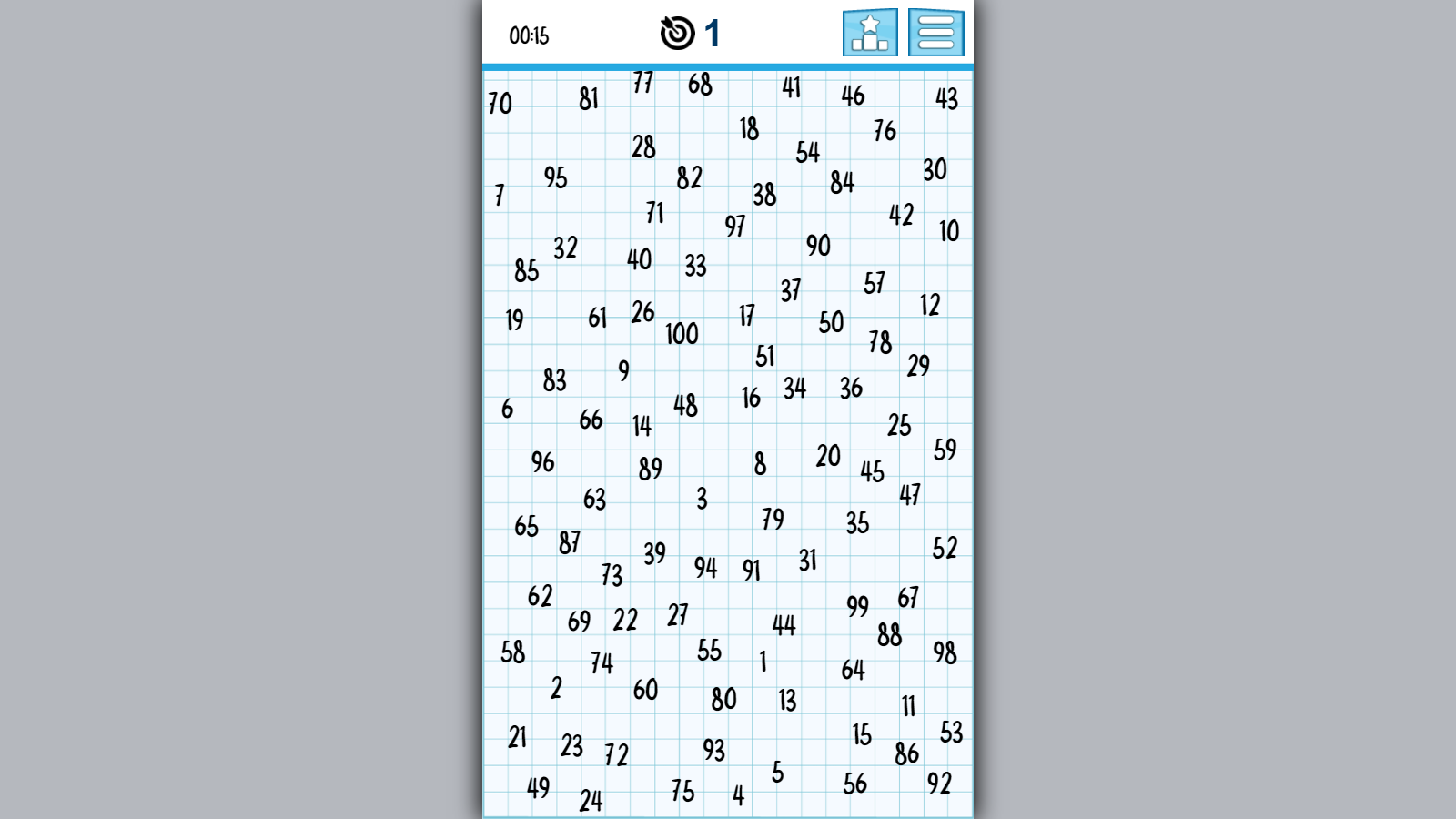Find The Number screenshot