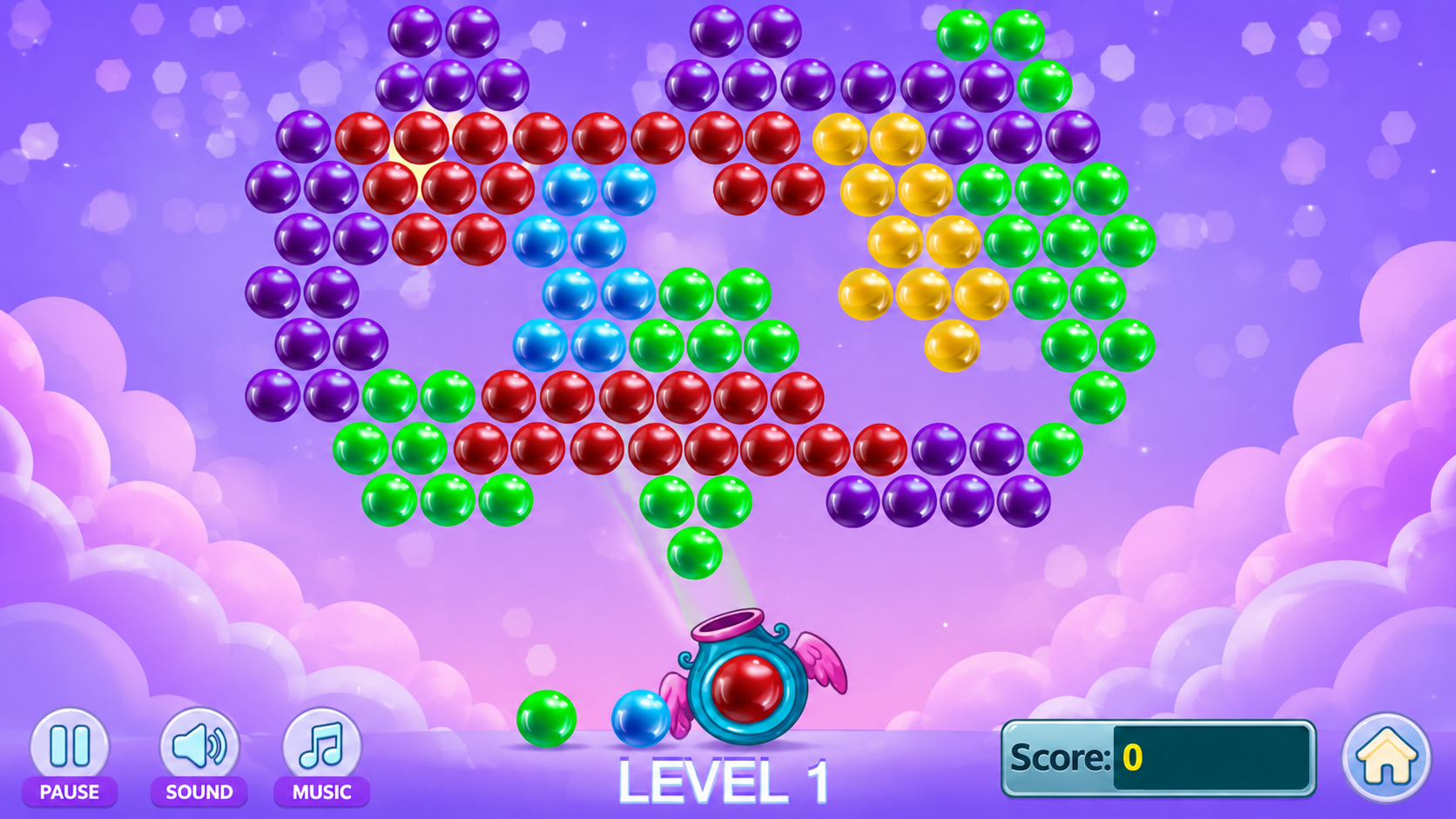 Dreamland bubble shooter screenshot 2