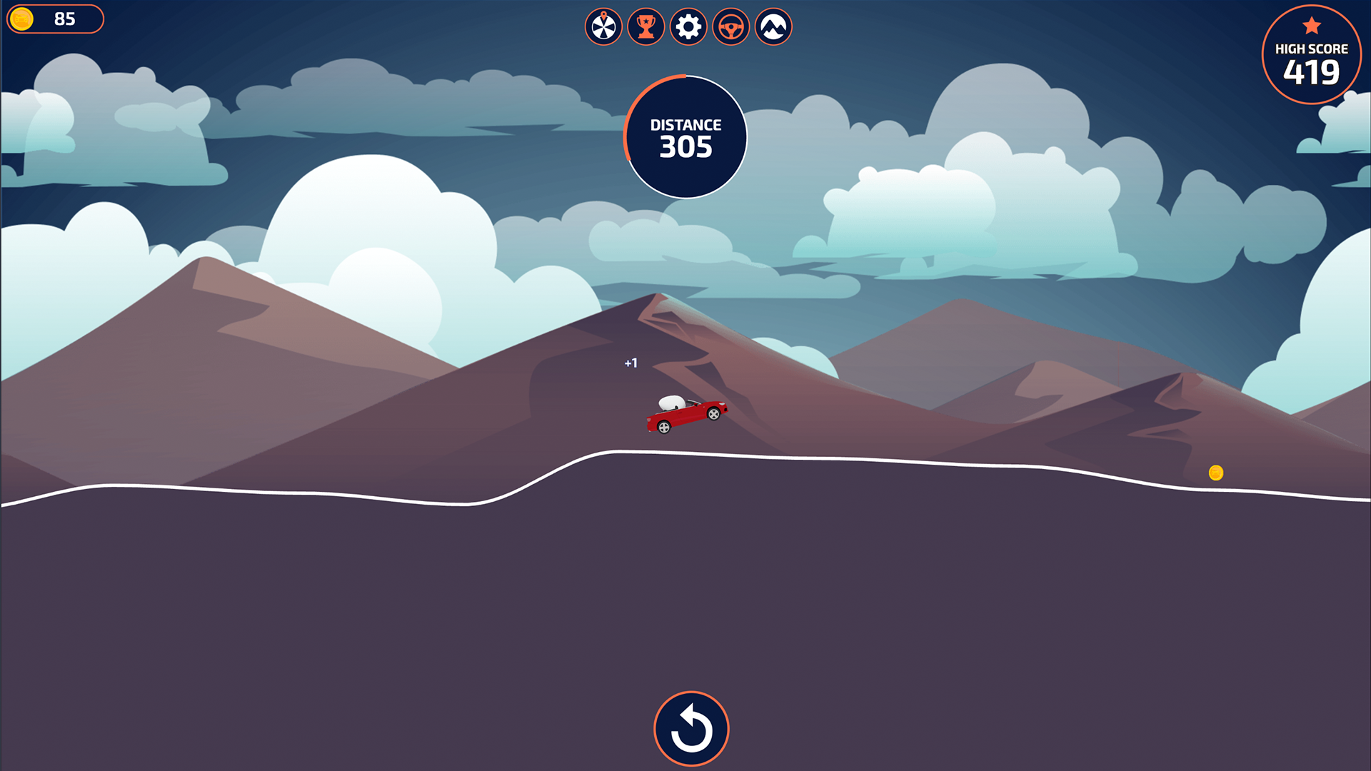 Hill Racing - Egg Drop! — screenshot 1