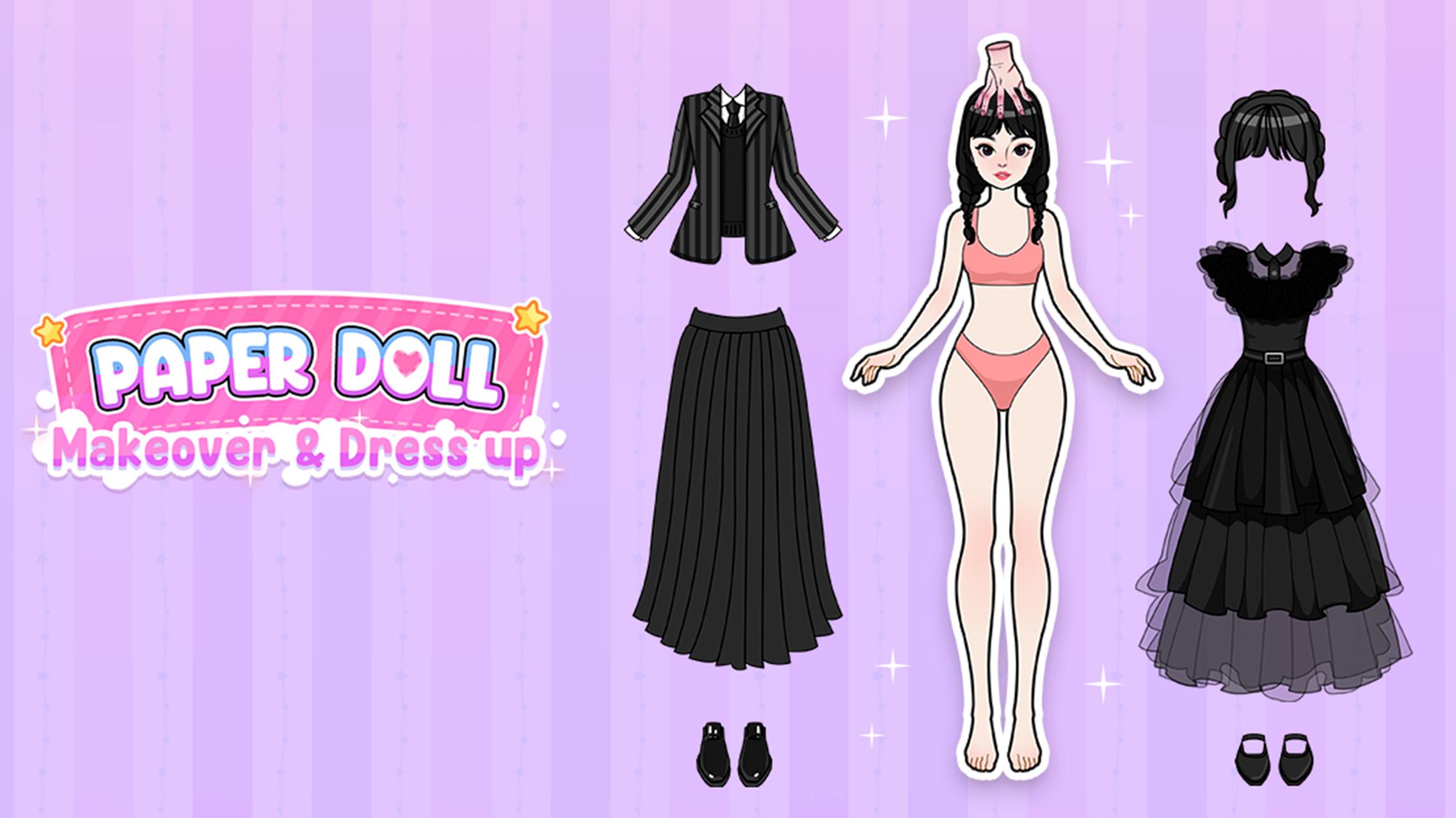 Paper Doll Makeover & Dress Up screenshot