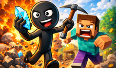 Stick Miner: Help the Noob Escape!
