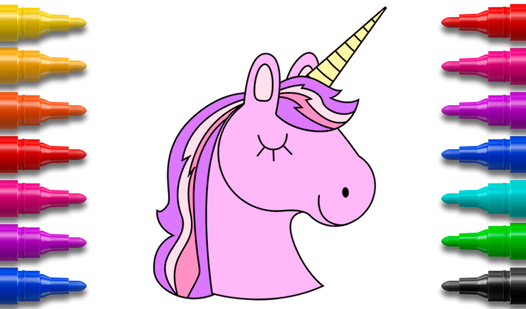 Unicorns Coloring Game for Girls