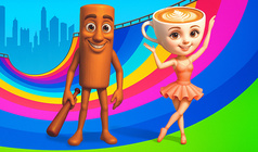 Crazy Downhill! Ragdoll Fall Down!