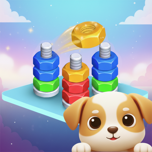 Sorting Nuts and Bolts by Color: Home Repair icon