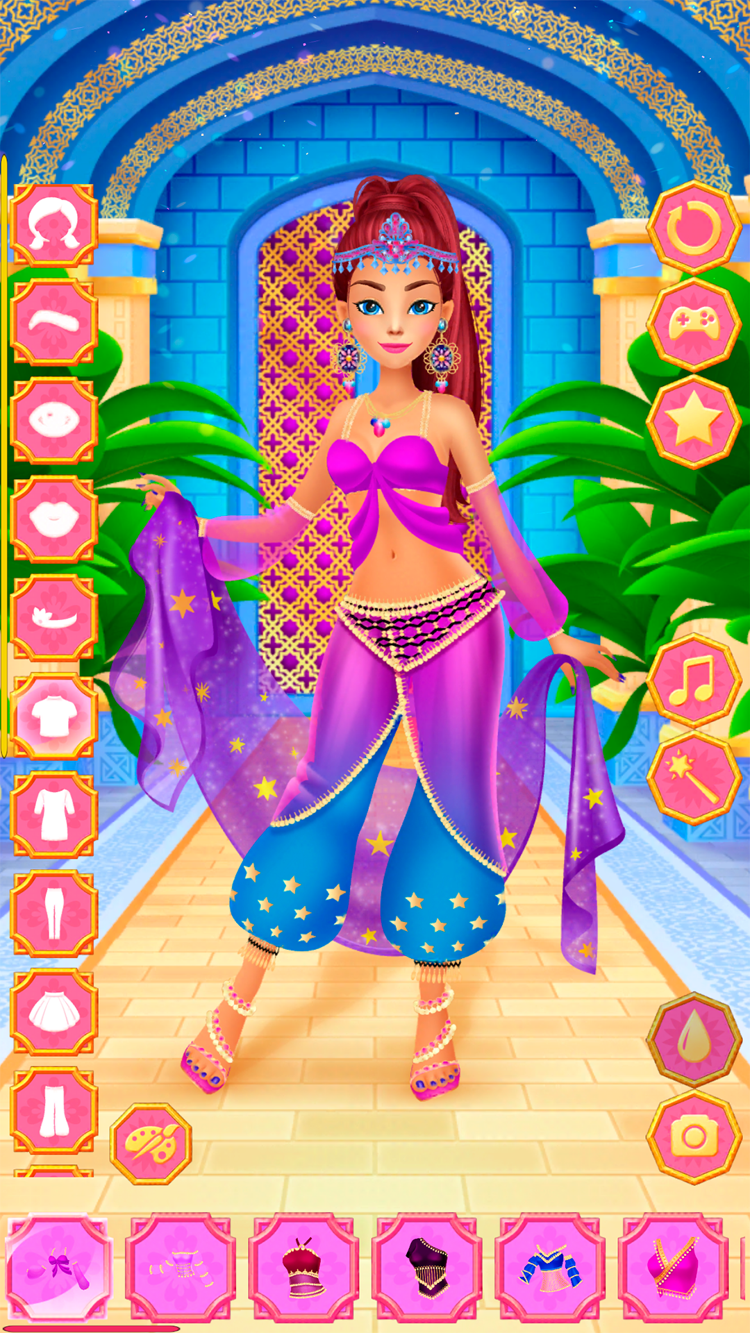 Princess Jasmine Dress Up screenshot 6